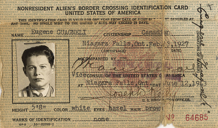 Border crossing card